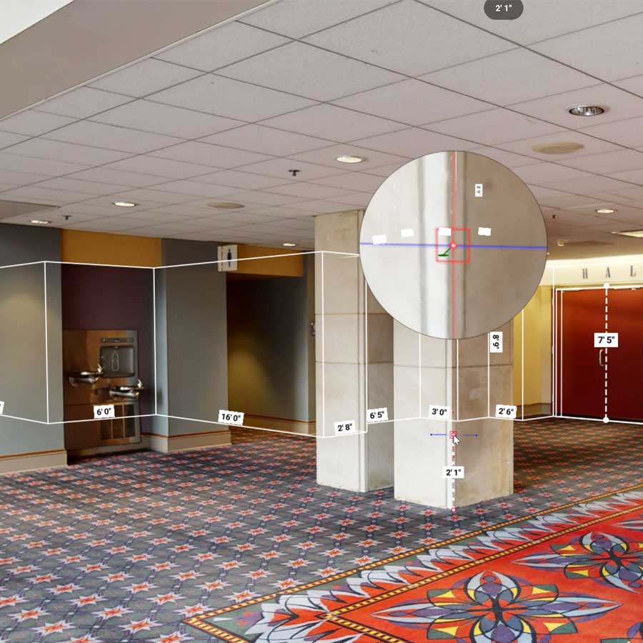 Matterport Pro2 camera capturing a commercial property in Chicago